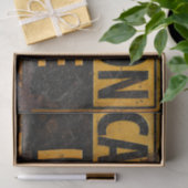 注意 – 私は金属の危険警告標識大 薄葉紙 (ギフト)