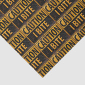 注意 – 私は錆びた金属危険警告標識 薄葉紙 (詳細)