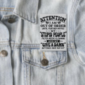 注意 缶バッジ (インサイチュ)