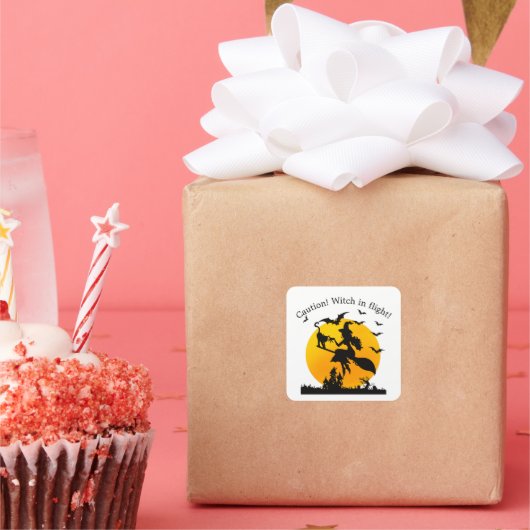 注意！飛行中の魔女 スクエアシール (パーティー)