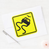 注意:鳥のための鳥 スクエアシール (封筒)