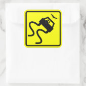 注意:鳥のための鳥 スクエアシール (バッグ)