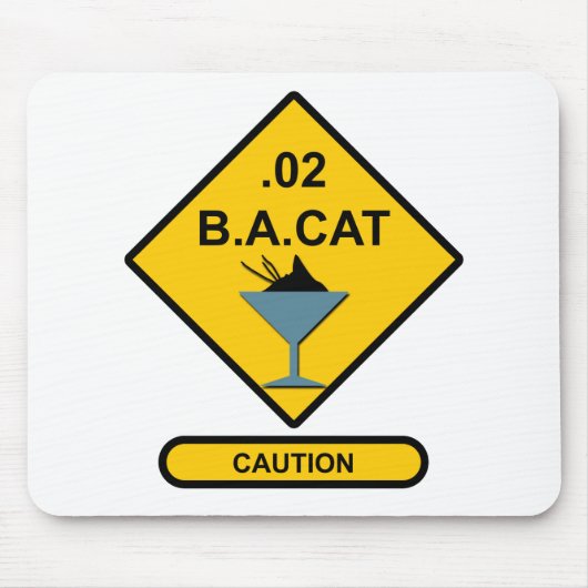 注意: .02 B. A. Cat マウスパッド (正面)