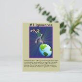 注意#1無知 – 扶養家族から ポストカード (スタンド正面)