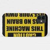 注意 Case-Mate iPhoneケース (裏面(横))