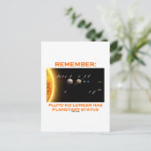 注意: Plutoはもはやプラネタリステータスを持たない ポストカード (スタンド正面)