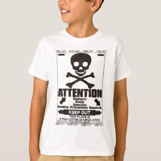 注意 Tシャツ (正面)