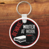 注意： Writer at Work キーホルダー (正面)