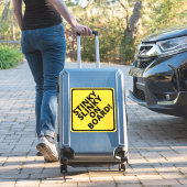 注意Stinky Slinkyボード上! シール (スーツケースインサイチュ)