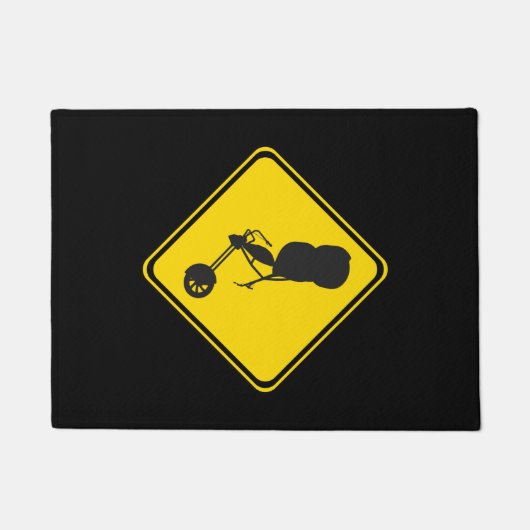 注意Trike Xing ドアマット (正面)