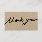 注文ありがとうカスタムスクリプトソーシャルアイコンKRAFT 名刺 (正面)