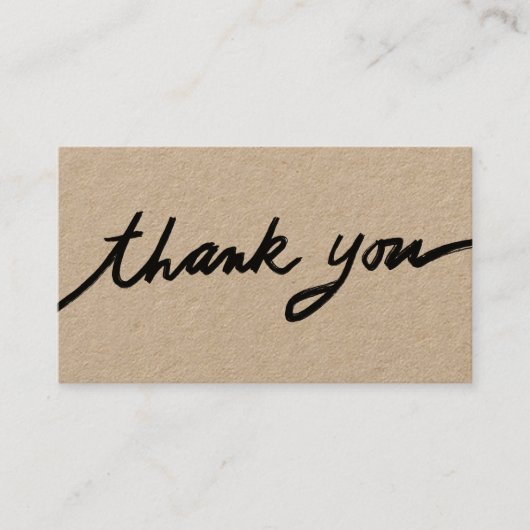 注文ありがとうカスタムスクリプトソーシャルアイコンKRAFT 名刺 (正面)