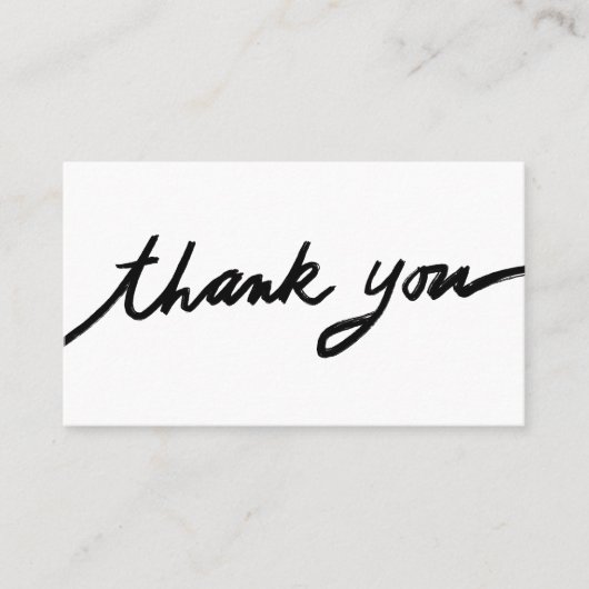 注文ありがとうカスタムスクリプトQRコードソーシャルアイコン 名刺 (正面)