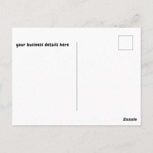 注文ありがとう食料品フルーツベジエカスタム ポストカード (裏面)