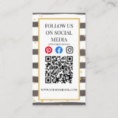 注文したロゴの挿感謝してい入カードを追加する 名刺 (裏面)