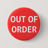 注文なしボタン 缶バッジ (正面)