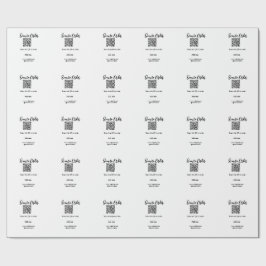 注文のスキャン QRコードをウェブサイトまたはメールに追加 ラッピングペーパー