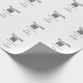 注文のスキャン QRコードをウェブサイトまたはメールに追加 ラッピングペーパー (角)