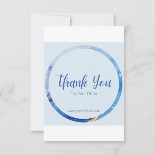 注文の検索 サンキューカード (正面)