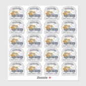 注文はこちら秋カボチャのトラック事業 シール (シート)