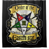 注文または東部のスターシャワーカーテン シャワーカーテン (正面)