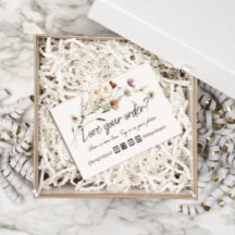 注文を愛するスモールビジネスオーダー挿入カード