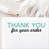 注文シールをありがとう ラベル (インサイチュ)