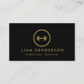 注文トレーナービジネスカードフィットネストレーナー 名刺 (正面)