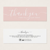 注文モダンミニマルの挿入に感謝 (正面&裏面)