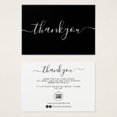 注文モダンミニマルの挿入に感謝 (正面&裏面)