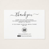 注文モダンミニマルの挿入に感謝 (裏面)