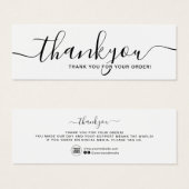 注文モダンミニマルの挿入に感謝 (正面&裏面)