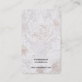 注文モダンミニマルの挿入に感謝 名刺 (裏面)