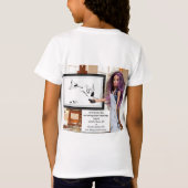 注文制作の作品はもうすぐ完成です Tシャツ (裏面)