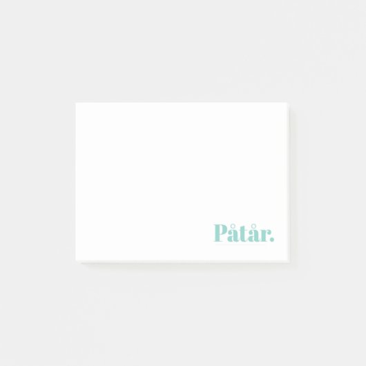 注文後のメモ ポストイット (正面)