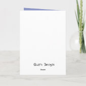 注目すべきエイリアン誕生日の挨拶 サンキューカード (裏面)