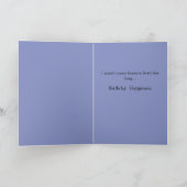 注目すべきエイリアン誕生日の挨拶 サンキューカード (内部)