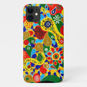 注目すべき型枠と形状オリジナル抽象芸術アート iPhone 11 ケース