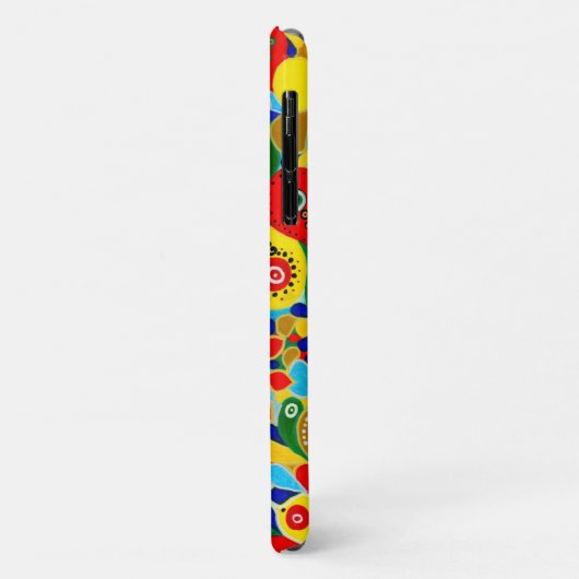 注目すべき型枠と形状オリジナル抽象芸術アート Case-Mate iPhoneケース (裏面/左)