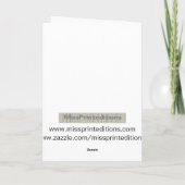 注目すべき新年 シーズンカード (裏面)