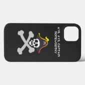 注目すべき海賊 スカル&クロスボーンズ Case-Mate iPhoneケース (裏面 (横))