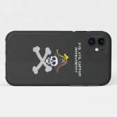 注目すべき海賊 スカル&クロスボーンズ Case-Mate iPhoneケース (裏面(横))