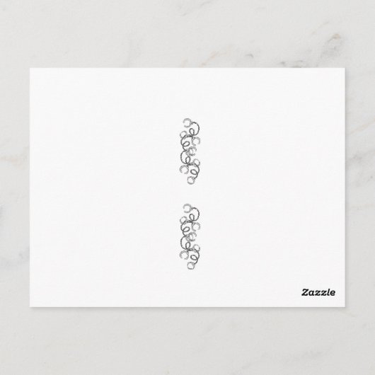 「注目に値するようなことは何でもする」はがき ポストカード (裏面)