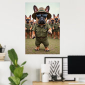 注目のリクルーター:形に吠える ポスター (ホームオフィス)