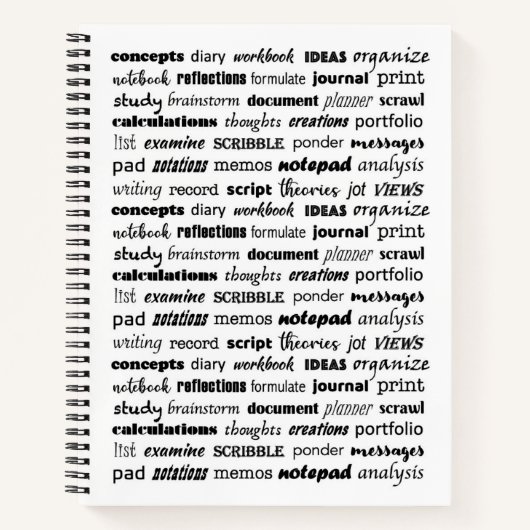 注目の単語 ノートブック (正面)