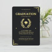 注目の新着：卒業生を祝う 招待状 (スタンド正面)