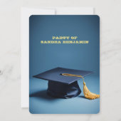 注目の新着：卒業生を祝う 招待状 (裏面)