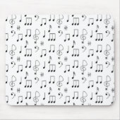 注目の白 マウスパッド (正面)