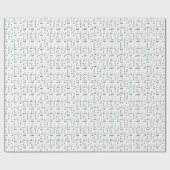 注目の白 ラッピングペーパー (フラット)