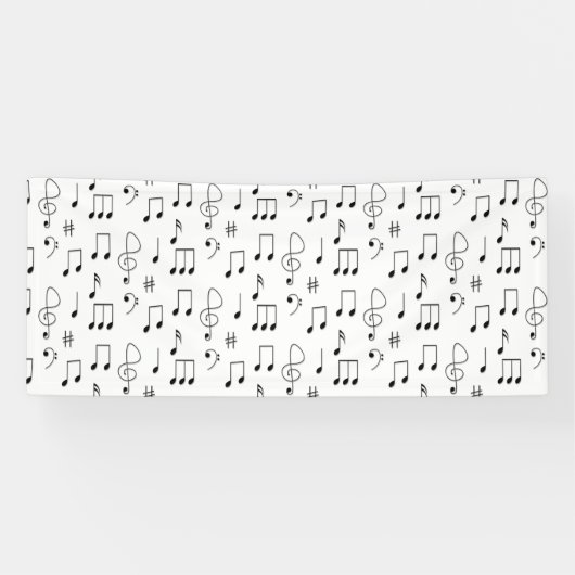 注目の白 横断幕 (横)